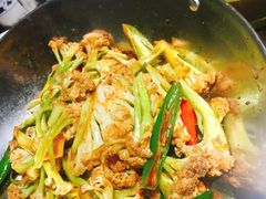 干锅有机菜花-纪林菜馆·博山菜老字号(华光路店)