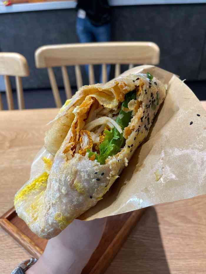 芈八子煎饼果子(海滨三路店)-"经常带孩子来,最近几次都是特别喜欢双