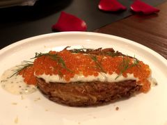 鲑鱼籽薯饼-壳里西餐厅Coquille Seafood Bistro(蒙自路店)