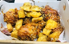 Spicy Garlic Fried Chicken Legs
