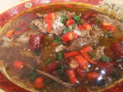 水煮牛肉饭-阿姨靓汤(广外店)