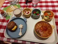 酸汤挂面杂粮汉堡儿童餐-西贝(上海我格广场店)