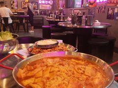 拉面年糕-豚豚家돈돈가韩国锅盖烤肉(新北万达店)