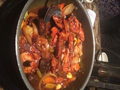 酱汁焖鸡中翅加焖香菇-猪啊牛呀羊啊铜盘烤肉(正大广场店)