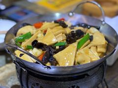 干锅千页豆腐-小小河边鱼·黄辣丁鲜鱼锅(黎阳店)