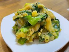 小白菜土豆泥-韩师傅老大同刀削面(北苑路店)