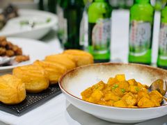 蟹黄豆腐-老船夫婚宴婚庆会馆(延吉路店)