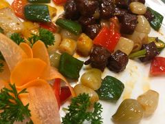 子姜乔头牛肉粒-點無缺茶楼·海鲜酒家(世博店)