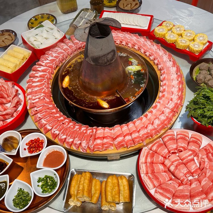 人均50就能吃地道铜火锅涮羊肉吃到撑！！