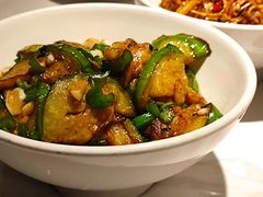 青椒炒青茄子-新辣宴·湖南家常菜·商务聚餐(中粮创芯店)