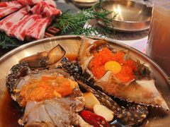 -草家酱蟹炭火烤肉店(珲春南路一店)