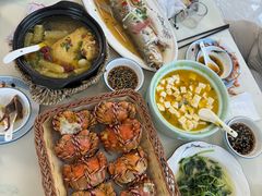 -七的湖·晚芳亭·阳澄湖农家菜·大闸蟹(莲花岛店)