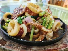铁板鱿鱼-锐记美食店·现捞海鲜(闸坡店)