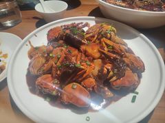 毛蟹烧年糕-金枝玉叶上海人家食府(三里河店)