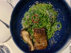 鸡肉松仁菠菜汁意面-西堤牛排(龙德广场店)