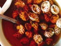 古越陈酿煮花螺-杭州西子湖四季酒店·金沙厅