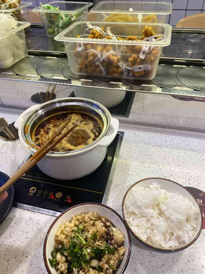 一人食记回转小火锅(源著天街店)-"豪客来隔壁,原本是去豪客来吃晚饭