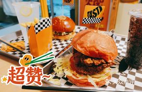 Salted Egg Yolk Fried Chicken Burger