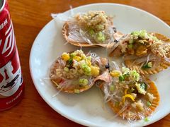 蒜蓉蒸扇贝-南蚝小贝海鲜特色餐厅(南澳岛店)