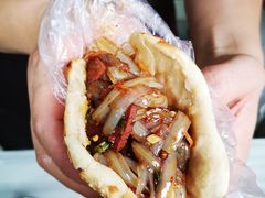 锅盔夹牛肉凉粉-小陈方酥锅盔(古城总店)