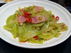青番茄炒金华火腿-小厨师·二十年沈家门小海鲜(百井坊巷店)