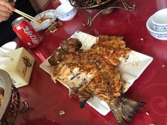 -北京龙庆四季香农家饭庄·灶台鱼·碳烤虹鳟鱼(龙庆峡店)