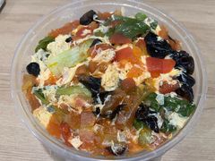 菠菜汁西红柿拌面-秦之味·岐山臊子面·陕西凉皮·腊汁肉夹馍(国权北路店)