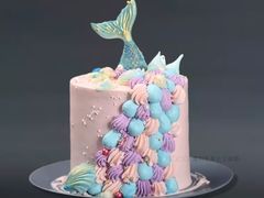 美人鱼生日蛋糕-蛋糕好了·动物奶油0卡糖低脂蛋糕
