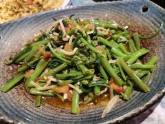 酸笋炒空心菜-浩海火燒雲傣家菜(静安芮欧店)