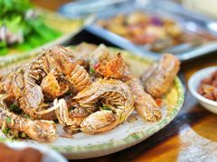 椒盐游水濑尿虾-蚝得喜海鲜(东城店)