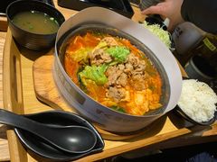辣白菜肥牛定食-雷门拉面·现熬骨汤(凯德来福士店)