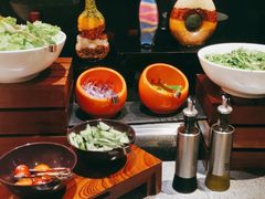 自助调料区-上海锦江汤臣洲际大酒店壹阶层