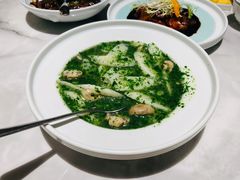 荠菜蘑菇烩山药-蘭心·臻品(瑞虹太阳宫店)