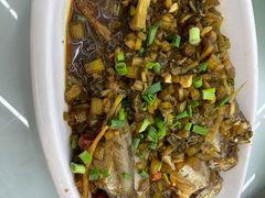 小黄鱼烧雪菜-渔中舟海鲜大排档(普陀沈家门店)