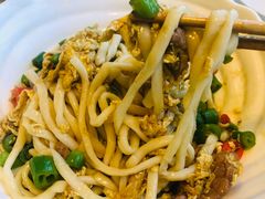 碎椒牛肉鸡蛋拌面-文三里屯面馆(三里屯店)