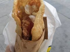 -小红车炸蛋葱油饼