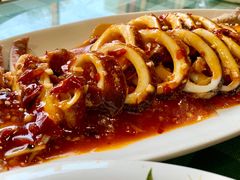 香辣鱿鱼-华圆美食-老蓬莱菜(蓬港路店)