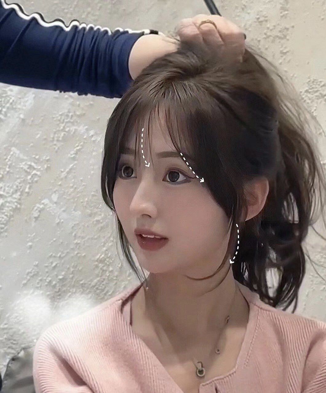 中分发型的柔美