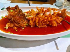 清蒸松鼠桂鱼-荷风细雨·中国茶宴(碧云店)