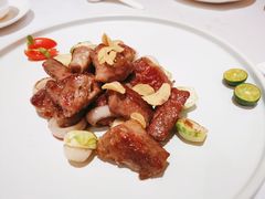 青柠海盐煎和牛粒-广州富力丽思卡尔顿酒店·丽轩·粤菜