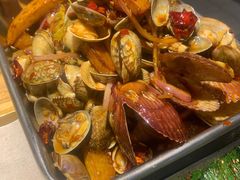 辣炒杂贝加土豆条-一顿烧烤(八经街店)