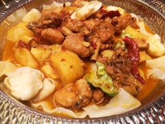 沙湾原始大盘鸡-丝路金桃·新疆菜(徐汇店)