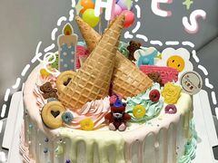 -大麦嘉动物奶油生日蛋糕(军分区新建北路店)