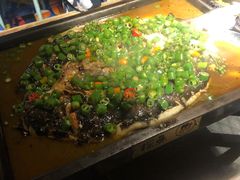 原创鲜青椒烤凌波鱼-探鱼·鲜青椒爽麻烤鱼(广州花都来又来店)