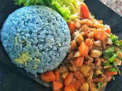 -蝶豆花蓝面条