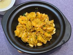 咸鸭蛋焗基围虾-苏州人家·精致苏帮菜(斜塘店)