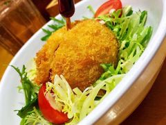 酥炸猪肉裹温泉蛋-胜博殿日式炸猪排(西红门店)