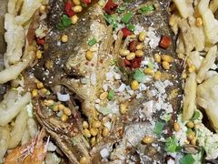 -东来菜馆•手抓海鲜家常菜•海鲜锅贴(鸽子窝店)