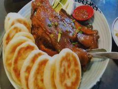 扒猪脸火勺-北京龙庆四季香农家饭庄·灶台鱼·碳烤虹鳟鱼(龙庆峡店)