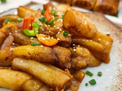 XO酱炒猪肠粉-东江渔村·古典园林·30年粤菜老字号(太和店)